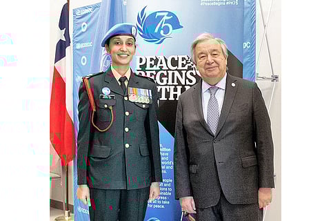 Maj Radhika Sen conferred with UN Gender Advocate award